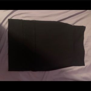 **NEW!** Bebe stretchy black pencil skit with mesh